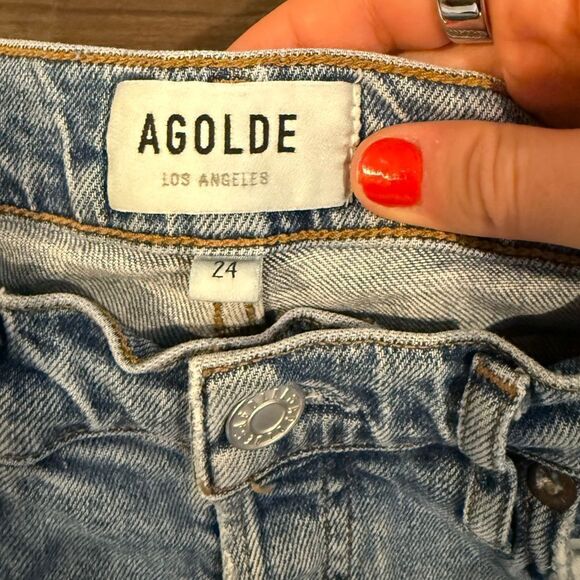 Agolde Nico High Rise Ankle Cropped Jeans - Picture 3 of 4